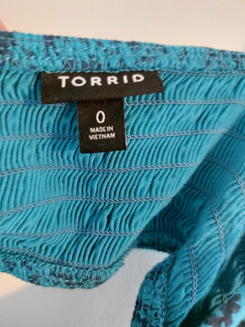 torrid Teal Blue Floral Midi Dress - Picture 3 of 3